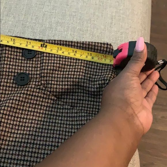 Tan & Brown Checkered Pants - Picture 5 of 6